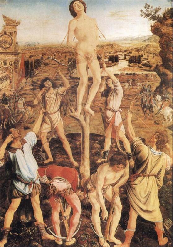 Antonio del Pollaiuolo The Martydom of St.Sebastian china oil painting image